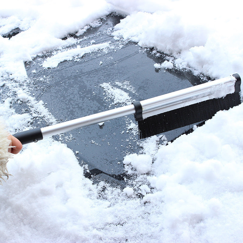Vehicle-mounted Aluminum Alloy Telescopic Snow Brush And Ice Shovel