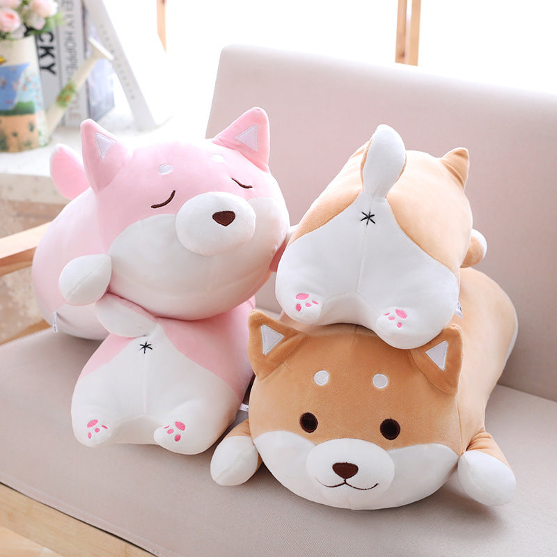 Dog Plush Toy Stuffed Soft Kawaii Animal Cartoon Pillow Lovely Gift