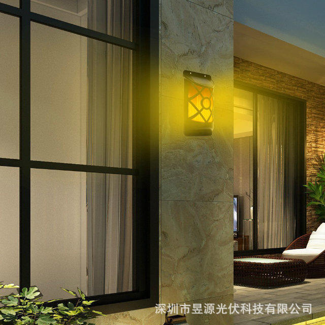 Outdoor Garden Landscape Light flame flare flame flicker 66LED garden lawn lamp