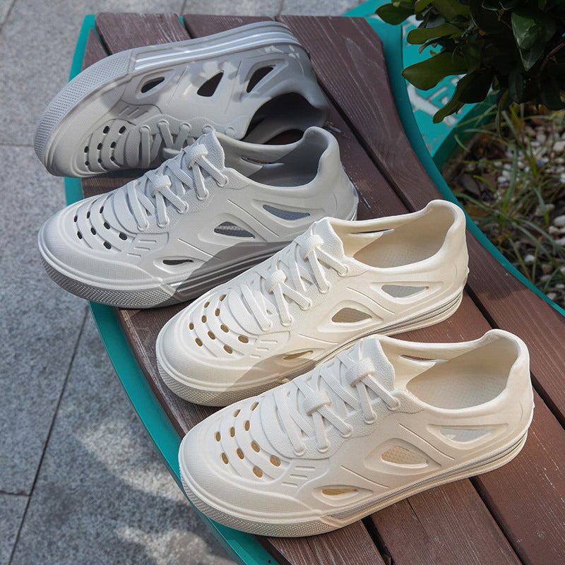Men's Outer Wear Hollow Beach Shoes Breathable